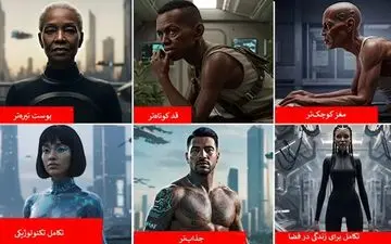 پیش‌بینی تغییرات ظاهری انسان‌ها در هزار سال آینده به کمک هوش مصنوعی
