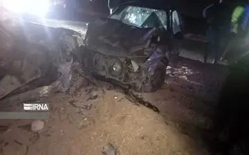 تصادف در فنوج ۲ کشته و یک مجروح برجا گذاشت