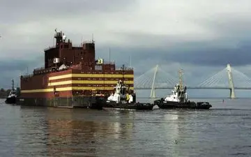 رونمایی روسیه از اولین نیروگاه هسته ای شناور
