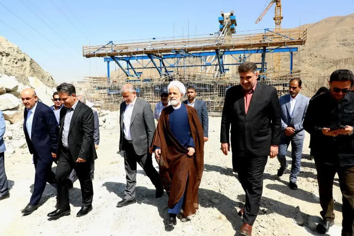 بازدید معاون رییس جمهور از پروژه آزاد راه شهید سلیمانی در البرز
