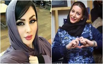 رقابت شرم آور فریبا نادری با دنیا جهانبخت + عکس خجالت آور