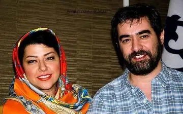تیپ شهاب حسینی و همسرش دیشب در یک مراسم خصوصی + عکس