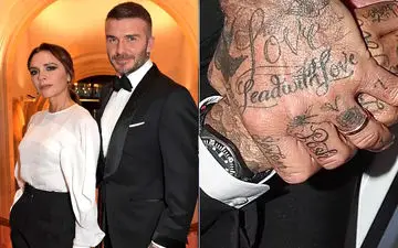 تتوی جدید دیوید بکهام همه را متعجب کرد| معنی تتوی جالب او چیست؟
