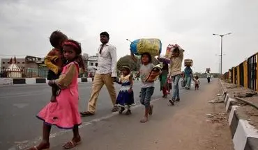  شرایط سخت کارگران هندی در میان شیوع کرونا