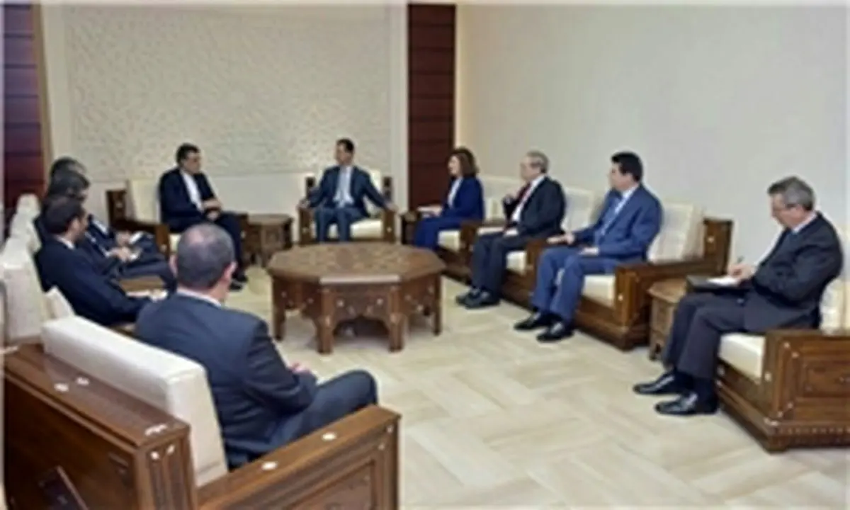 اسد در دیدار جابری انصاری اعلام کرد