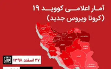 وضعیت بیماری کووید۱۹ در کشور به روایت تصویر