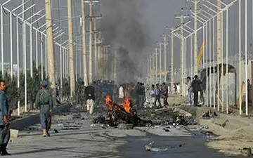 فیلمی وحشتناک از حمله انتحاری در کابل (۱۸+)