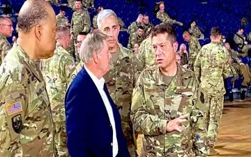 لیندسی گراهام: استقرار بیش از 5 هزار گارد ملی در «واشنگتن» باعث افتخار است