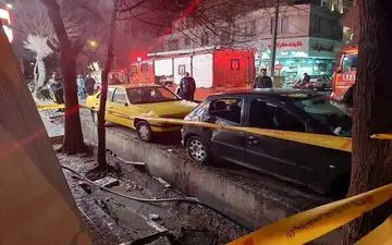 انفجار در میوه‌فروشی تهران به دلیل نشت گاز مایع