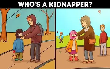 اگر فکر میکنی تیزبینی بگو ببینم آدم ربا کدوم یک است؟