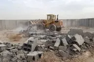 ۷۵ مورد ساخت‌ وساز غیرمجاز در زمین‌های کشاورزی رباط‌کریم تخریب شد