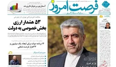 روزنامه های اقتصادی چهارشنبه ۲۷ تیر ۹۷ 