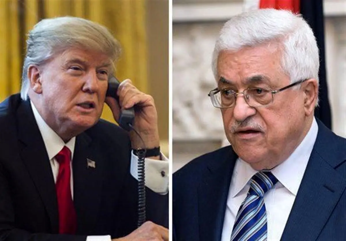  گفتگوی تلفنی ترامپ و محمود عباس 