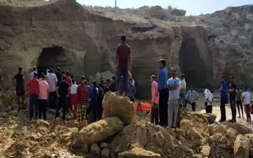 یک نفر بر اثر ریزش صخره فوت کرد