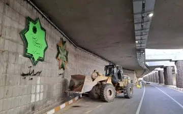 افتتاح زیرگذر نیمه‌مسقف با فناوری دیوار دیافراگمی در شیراز