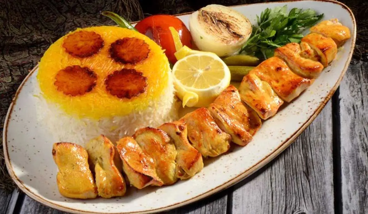 طرز تهیه جوجه کباب باربیکیو؛ خوشمزه و لذیذ با سبزیجات رنگارنگ