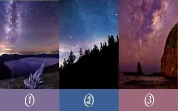 کدام آسمان پرستاره رو بیشتر دوست داری؟ بهم بگو تا شخصیتت رو برملا کنم!
