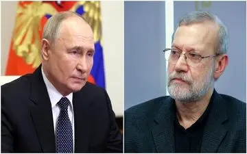 پیام تسلیت پوتین در پی شهادت لاریجانی