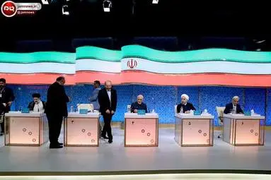 حاشیه هایِ دومین مناظره کاندیداهای ریاست جمهوری + تصاویر