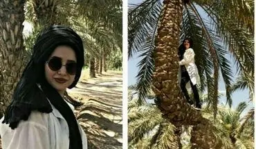 تیپ جالب بازیگر زن جوان ایرانی!/عکس