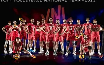 رونمایی از پوستر تیم ملی والیبال ایران در لیگ ملت‌های والیبال ۲۰۲۳