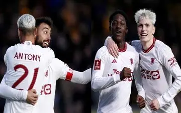 صعود منچستریونایتد به دور پنجم جام حذفی انگلیس