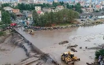 پیرمرد 75 ساله قربانی سیل تالش