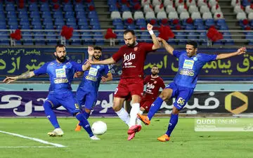 برتری 2 گله استقلال مقابل شهرخودرو در پایان نیمه اول