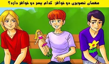  تست هوش| کدام پسر ۲ خواهر دارد؟