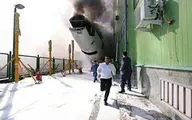 آتش گرفتن یک هواپیما در فرودگاه امام خمینی(ره) + فیلم 