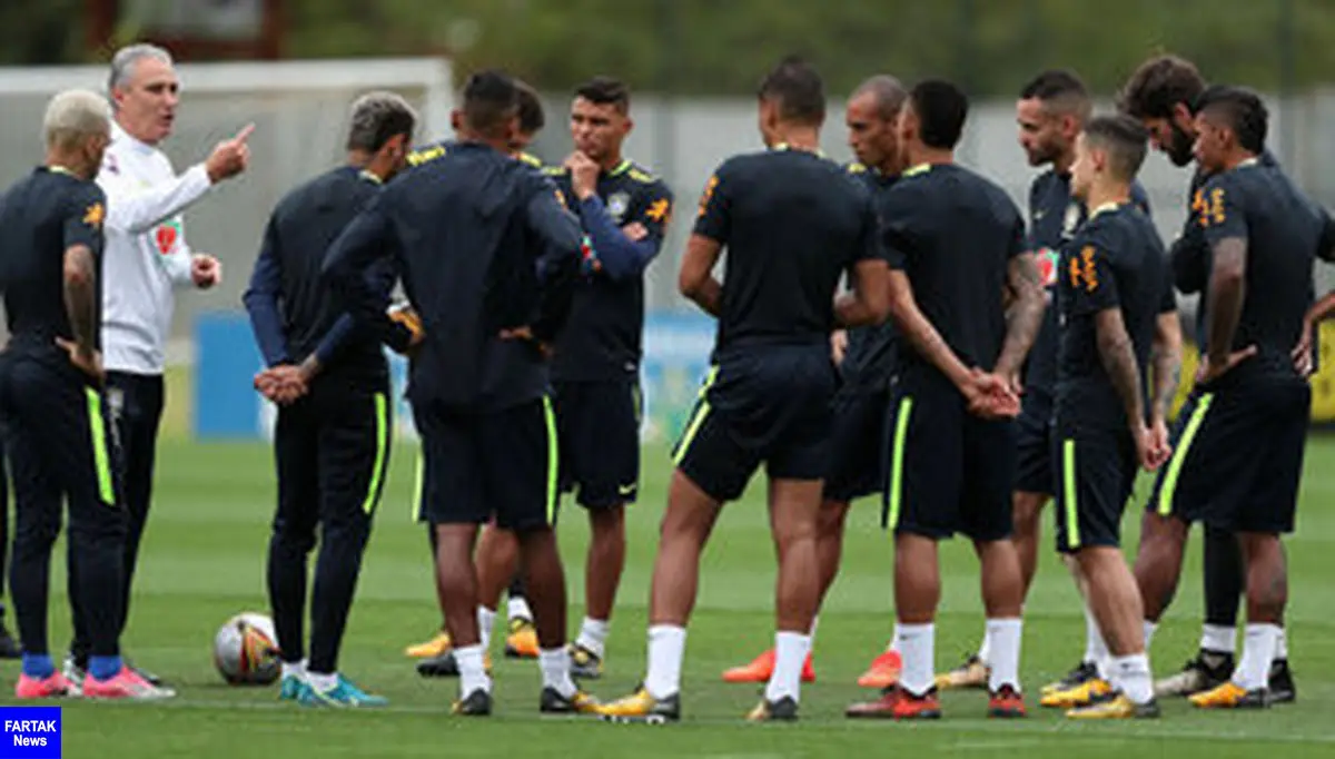 لیست 15 نفره تیم ملی برزیل مشخص شد