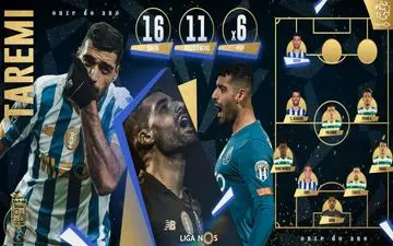 مهدی طارمی در تیم منتخب لیگ پرتغال