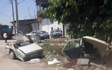 نصف شدن پیکان در شاخ به شاخ با تیر برق + عکس جالب 