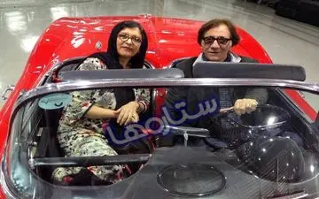 ماشین بازى زوج هنرمند سینماى ایران +عکس