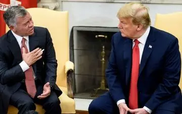 عصبانیت پادشاه اردن از دست ترامپ 