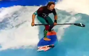 موجی از هیجان با موج سواری روی موج مصنوعی + فیلم 