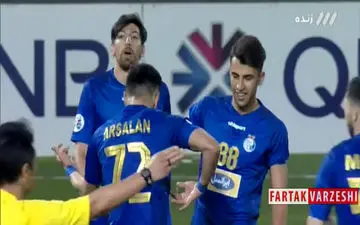 گل پنجم استقلال به الریان توسط ارسلان مطهری+فیلم