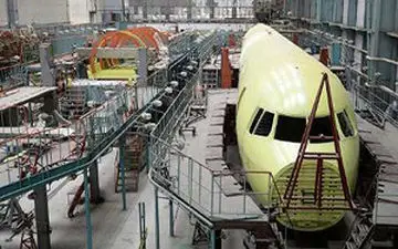 نحوه رنگ آمیزی هواپیمای مسافربری + فیلم