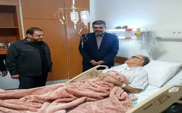 نصیر حیدریان رهبر ارکستر سمفونیک تهران در بیمارستان بستری شد