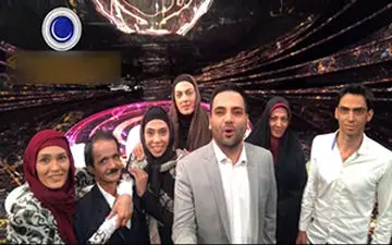 سلفی احسان علیخانى با خانواده منصوریان + فیلم