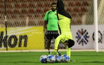 دروازه بان پرسپولیس  سوژه روزنامه عربستانی شد +عکس