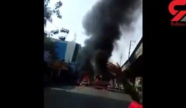 انفجار اتوبوس بمب گذاری شده در هند + فیلم