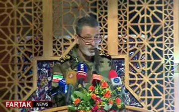 فرمانده ارتش: سپاه وظیفه دارد در برابر تهدیدات بایستد + فیلم