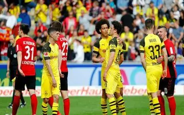 گزارش تصویری / فرایبورگ 0-4 دورتموند