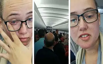 دفاع دختر سوئدی از مهاجر افغان + فیلم