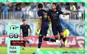 خلاصه بازی ملوان 3 - چادرملو 1 + ویدئو