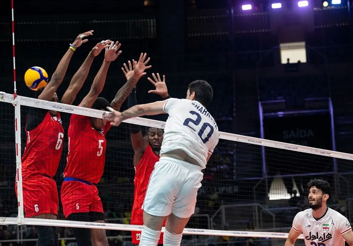 والیبال انتخابی المپیک| تکمیل فاجعه؛ ایران به کوبا هم باخت

