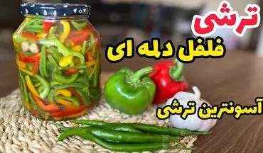 طرز تهیه ترشی فلفل دلمه‌ای: دستور پخت ترشی فلفل رنگارنگ و خوش‌طعم