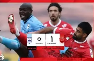خلاصه بازی پرسپولیس 1 - چادرملو 0 + ویدئو