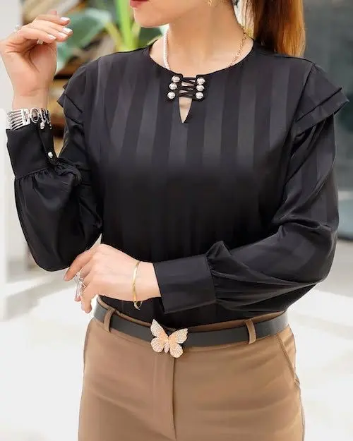 شومیز مشکی محرمی